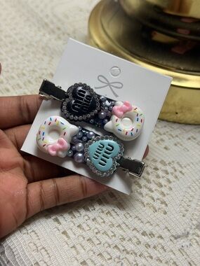 Handmade Junk Hair Clips